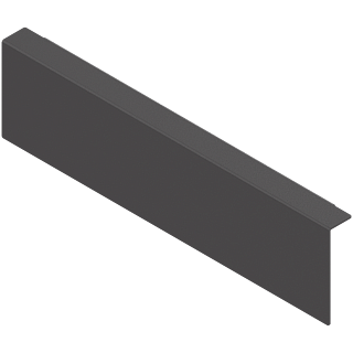 AMBIA-LINE adapter do montażu ramy do drewnianej ścianki,  szuflada standardowa,  LEGRABOX/MERIVOBOX,  wys. M,  stal+czarny mat (ZC7A0U0M) BLUM