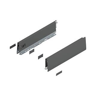 Bok MERIVOBOX,  wysokość M (91 mm),  dł.=350 mm,  lewy/prawy+antracyt     mat*P/U: 1/5 (470M3502S)   BLUM
