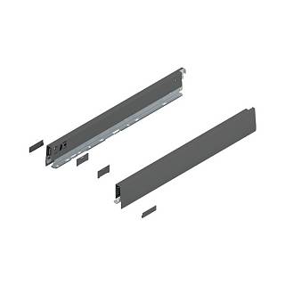 Bok MERIVOBOX,  wysokość N (68.5 mm),  dł.=500 mm,  lewy/prawy+antracyt     mat*P/U: 1/5 (470N5002S)   BLUM