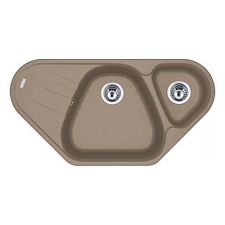 Zlewozmywak wbudowywany Fragranit+ Antea AZG 661-E  Cappuccino Franke 114.0676.227