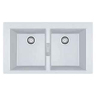 Zlewozmywak wbudowywany Tectonite® Sirius S2D 620-35-35 Biały Polarny Franke 143.0618.690
