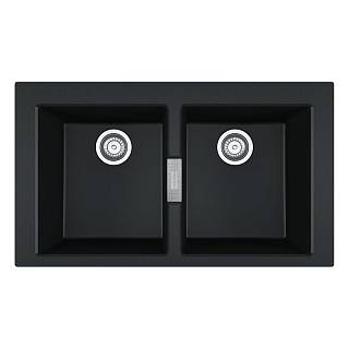 Zlewozmywak wbudowywany Tectonite® Sirius S2D 620-35-35 Onyx Franke 143.0618.688
