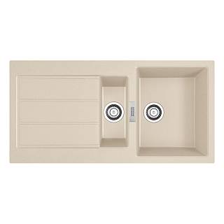 Zlewozmywak wbudowywany Tectonite® Sirius S2D 651-100 Beżowy Franke 143.0671.693