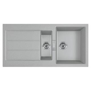 Zlewozmywak wbudowywany Tectonite® Sirius S2D 651-100 Kamienny Szary Franke 143.0618.682