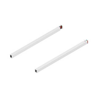 Reling podłużny MERIVOBOX ,  dł.=400 mm,  lewy/prawy+jedwabiście biały     mat*P/U: 44 (ZR4.400RS.E)   BLUM