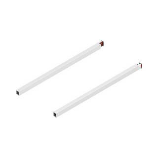 Reling podłużny MERIVOBOX ,  dł.=450 mm,  lewy/prawy+jedwabiście biały     mat*P/U: 44 (ZR4.450RS.E)   BLUM
