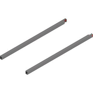 Reling podłużny MERIVOBOX ,  dł.=500 mm,  lewy/prawy+szary indium mat*P/U:     44 (ZR4.500RS.E)   BLUM