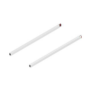 Reling podłużny MERIVOBOX ,  dł.=500 mm,  lewy/prawy+jedwabiście biały     mat*P/U: 44 (ZR4.500RS.E)   BLUM