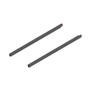 Reling podłużny MERIVOBOX ,  dł.=550 mm,  lewy/prawy+antracyt mat*P/U: 44 (ZR4.550RS.E)   BLUM