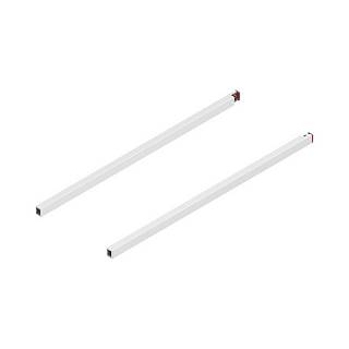 Reling podłużny MERIVOBOX ,  dł.=550 mm,  lewy/prawy+jedwabiście biały     mat*P/U: 44 (ZR4.550RS.E)   BLUM