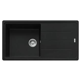 Zlewozmywak wbudowywany Fragranit+ Basis BFG 611-97  Czarny mat Franke 114.0676.291