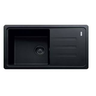 Zlewozmywak wbudowywany Fragranit+ Bliss BSG 611-78 Czarny mat / Czarny odpływ Franke 114.0693.559