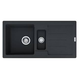 Zlewozmywak wbudowywany Fragranit+ Strada SAG 651-86 Onyx Franke 114.0676.320