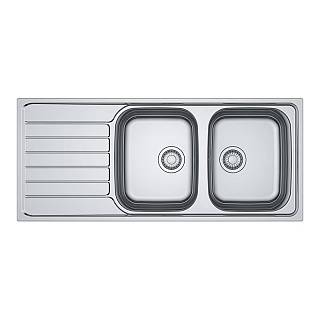 Zlewozmywak wbudowywany stalowy Spark SKX 621-116  Stal szlachetna szczotkowana Franke 101.0592.563