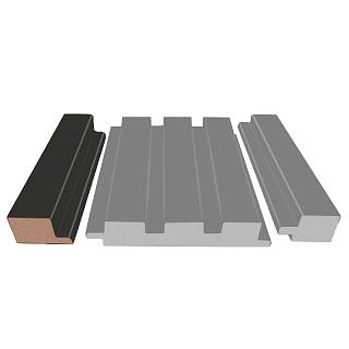 Zaślepka panelu AGT LB-3771-A 369 Dąb niemiecki 2800х35х18mm