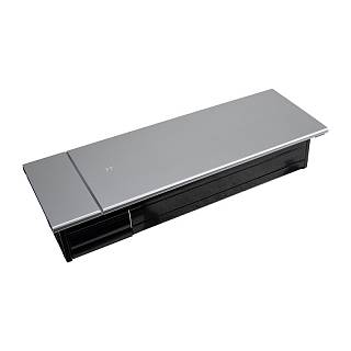 Gniazdo wpuszczane w blat Lumine SPARK 1x gniazdo,  1xCAT6,  2xUSB A+C (20W),  srebrny