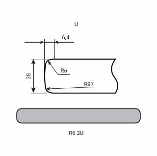 Blat Luxeform L146-2 U Dąb Toronto wilgocioodporny 4200х1200х28mm