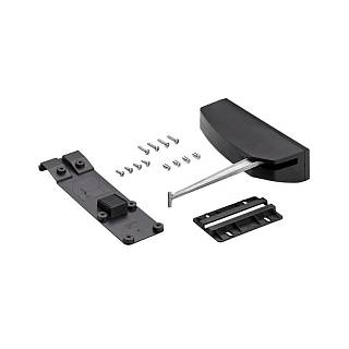 Push to move - zestaw podstawowy,  ciężkie,  kolor czarny,  prawy (9277599) Hettich