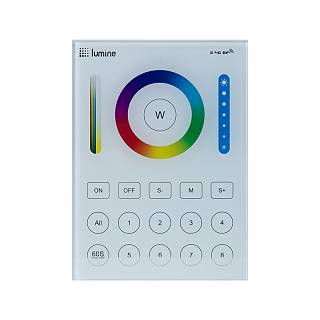 Bezprzewodowy inteligentny panel sterowania 8-strefowy,  RGB,  CCT,  biały,  Lumine
