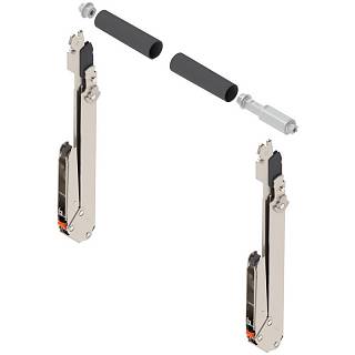 AVENTOS HL top do frontów nad korpusem,  podnośnik (zestaw),  wys. korpusu=390-540 mm,  symetryczny+niklowany*P/U: 1 (22L3800) BLUM