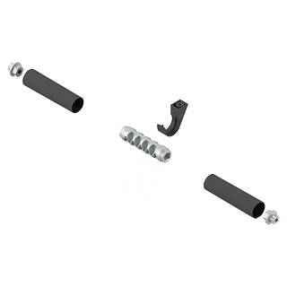 AVENTOS HL top do frontów nad korpusem,  łącznik do stabilizacji  poprzecznej,  okrągła,  długość: 80 mm+ciemnoszara*P/U: 1/20  (22Q080Z) BLUM