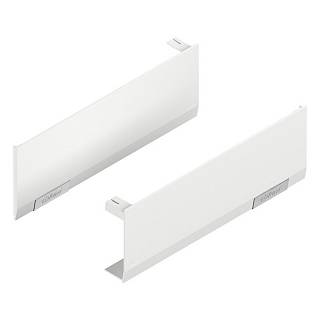 Zestaw zaślepek AVENTOS HF/HS/HL top,  gładki,  prawy+lewy+jedwabiście     biały/inox*P/U: 1