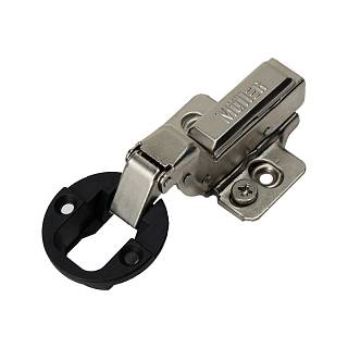 Zawias do szkła,  Clip-On,  105°,  wewnętrzny,  z cichym domykiem,  3D Muller profi line