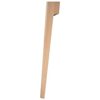 Noga drewniana Sophia,   jesion bez powłoki,  H=710 mm, 