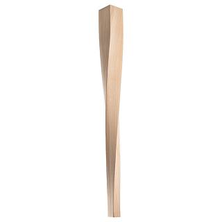 Noga drewniana Izabella,   jesion bez powłoki,  H=710 mm, 