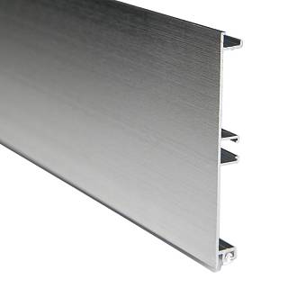 Cokół aluminiowy L=4100 H=100,  stal nierdzewna Sсilm (m.b.)