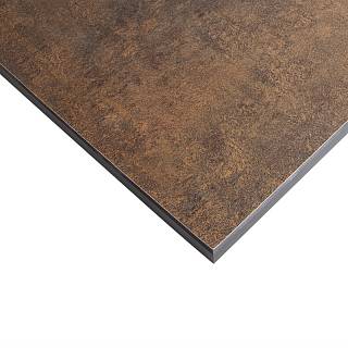 Płyta kompaktowa meblowa FUNDERMAX 0794 FH Patina Bronze Brązowa patyna / czarny rdzeń 2040х640х12mm