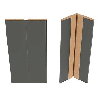 Profil MDF 2002 3022 Królewski szary supramat 2800х48х3mm