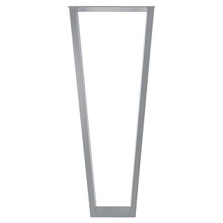 Podstawa do stołu V bar,  400x60mm,  h = 1100mm,  szary Ral 9006 (Muar)