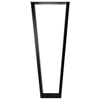 Podstawa do stołu V bar,  400x60mm,  h = 1100mm,  czarny Ral 9005 (Muar)