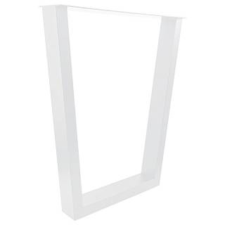 Podstawa do stołu V,  600x80mm,  h = 725mm,  biały Ral 9003 (Muar)