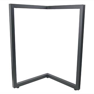 Podstawa do stołu VV,  600x300mm,  h = 725mm,  antracyt Ral 7016 (Muar)