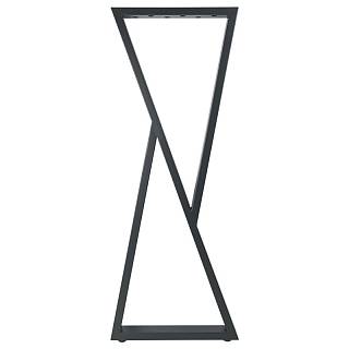 Podstawa do stołu ZVV bar,  400x50mm,  h = 1100mm,  antracyt Ral 7016 (Muar)