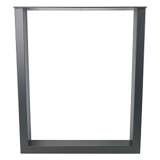 Podstawa do stołu O,  600x80mm,  h = 725mm,  antracyt Ral 7016 (Muar)
