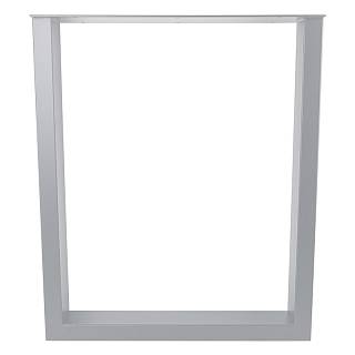 Podstawa do stołu O,  600x80mm,  h = 725mm,  szary Ral 9006 (Muar)