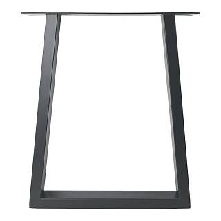 Podstawa do stołu U,  600x80mm,  h = 725mm,  antracyt Ral 7016 (Muar)