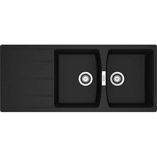 Zlewozmywak wbudowywany Fragranit + Centro CNG 621-116 Onyx 114.0710.232 Franke