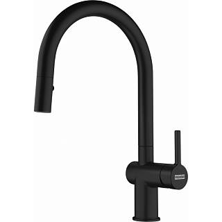 Bateria kuchenna Active J pull down spray Czarny mat 115.0653.404 Franke