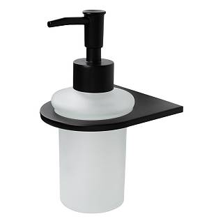 Dozownik do mydła wiszący Ferro Fiori BR 5070,  czarny