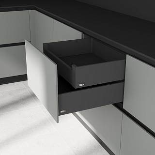 Komplet szuflady wewnętrznej Muller Box profi line 3D L=350 Н=127 Antracyt