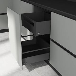 Komplet szuflady wewnętrznej Muller Box profi line 3D L=450 Н=178 Antracyt