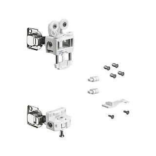 WingLine L,  zestaw elementów jezdnych z funkcją samozamykającą, 12 kg,  biały,  lewy,  (9278005) Hettich (9278005)