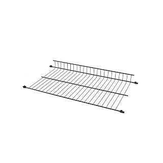 Stojaki na buty z mocowaniami 600mm W=590 L=340 H=50,  czarny