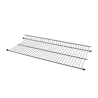 Stojaki na buty z mocowaniami 800mm W=790 L=340 H=50,  czarny
