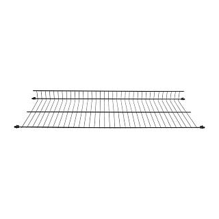 Stojaki na buty z mocowaniami 900mm W=890 L=340 H=50,  czarny