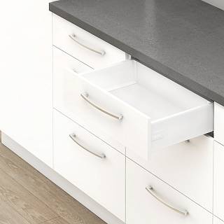 Komplet Szuflad Tandembox Antaro,  wysokość K (115, 6 mm),  NL=350mm 15-30kg (typ L3),  biała